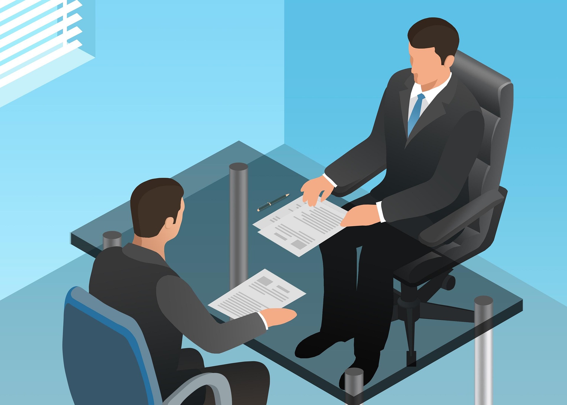 Interview storytelling visual