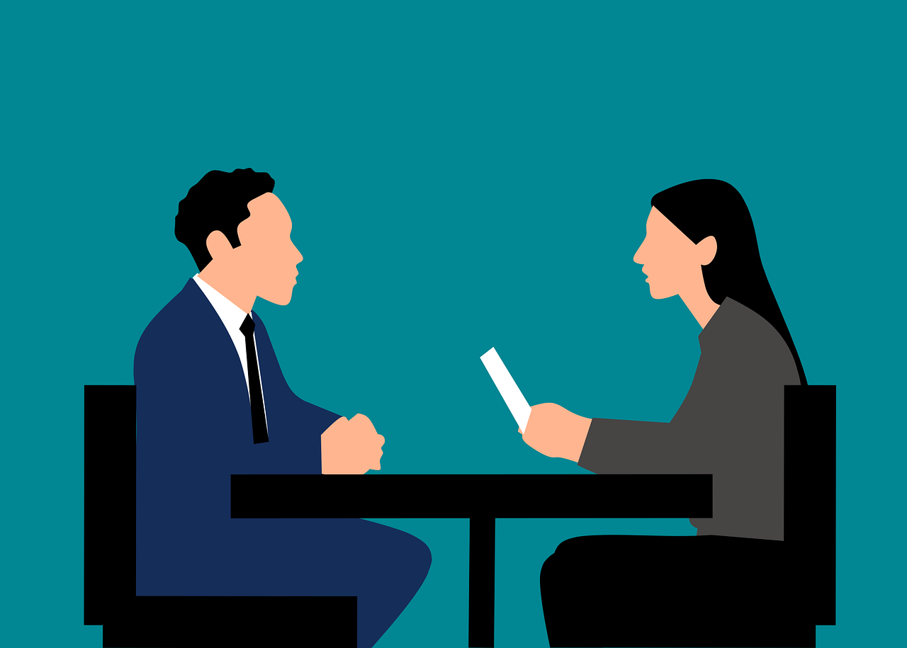 Job interview practice and mock interview preparation visual